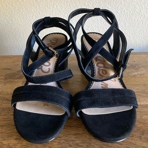 Sam Edelman Black Strappy Heels size 6.5